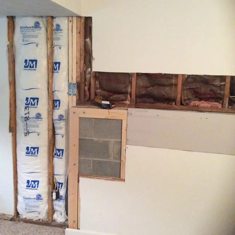 Wall insulation replacement during Contents Cleaning & Restoration in Artesia